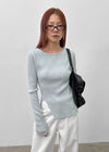 Dickerman Slit Ribbed Slim Knit