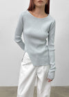Dickerman Slit Ribbed Slim Knit