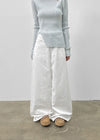 Mutsuri Pocket Wide Cotton Pants
