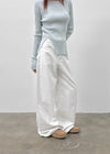 Mutsuri Pocket Wide Cotton Pants
