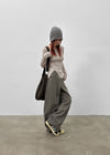 Dickerman Slit Ribbed Slim Knit