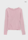 Dickerman Slit Ribbed Slim Knit