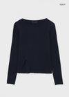 Dickerman Slit Ribbed Slim Knit