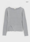 Dickerman Slit Ribbed Slim Knit