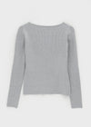 Dickerman Slit Ribbed Slim Knit