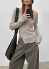 Mutsuri Pocket Wide Cotton Pants