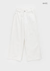 Mutsuri Pocket Wide Cotton Pants