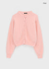 Fran Knit Round Cardigan (80% Angora)