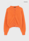 Fran Knit Round Cardigan (80% Angora)