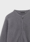 Fran Knit Round Cardigan (80% Angora)