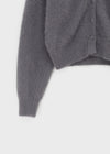 Fran Knit Round Cardigan (80% Angora)