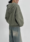 [MADE] Petty Washed Quilted Hooded Zip-Up (2 oz)