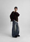 [MADE] Roharen Loose Fit Round Neck Wool Knit