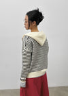 Bagel Stripe Knit Hoodie