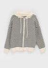 Bagel Stripe Knit Hoodie