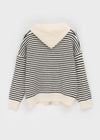 Bagel Stripe Knit Hoodie