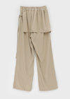 Mumuta Back Banding Belt Strap Skirt Pants
