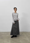 Viewf Flare Long Skirt (belt Set)