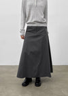 Viewf Flare Long Skirt (belt Set)