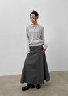 Viewf Flare Long Skirt (belt Set)