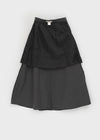 Viewf Flare Long Skirt (belt Set)