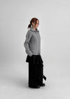 Paeli Set - Pleated Wrap Skirt, Pin-tuck Slacks