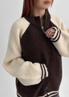 [MADE] Donnell Color Block Knit Top