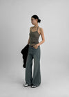 [MADE] Perla Semi-Bootcut Denim Pants
