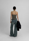 [MADE] Perla Semi-Bootcut Denim Pants