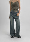 [MADE] Perla Semi-Bootcut Denim Pants