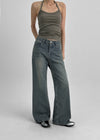 [MADE] Perla Semi-Bootcut Denim Pants