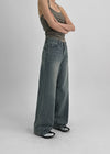 [MADE] Perla Semi-Bootcut Denim Pants