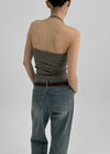 [MADE] Easy Basic Halter Sleeveless (Built-in Bra)