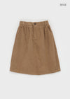 Bronx Corduroy Midi Skirt