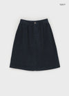 Bronx Corduroy Midi Skirt