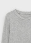 Ninning Set - Puff Short-sleeved T-shirt, Tension Frill Long-sleeved T-shirt