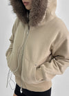 [MADE] Exive Fur Hooded Zip-up
