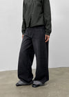 Grooving Pocket Wide Denim Pants