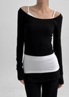 [MADE] Chico Wide U-Neck Long Sleeve T-shirt