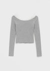 [MADE] Chico Wide U-Neck Long Sleeve T-shirt