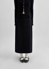 [MADE] Vivie Woolen Long Skirt (Wool 50%)