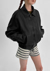 Melhelsi Washed Leather Jumper