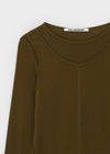 [MADE] Kotori Layered Wool Long Sleeve T-shirt