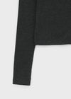 [MADE] Birche-ga Wool Off-Shoulder Long Sleeve T-Shirt