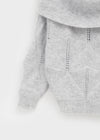 Kened Punching Off-shoulder Wool Knit