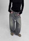 Marumble Washing Wide Denim Pants