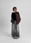 Marumble Washing Wide Denim Pants