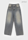 Marumble Washing Wide Denim Pants