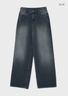 Marumble Washing Wide Denim Pants