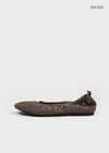 Shelly Studded Suede Flats